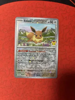 Pokemon TCG Eevee #074/131 Day Reverse Holo 2025 - Image 1