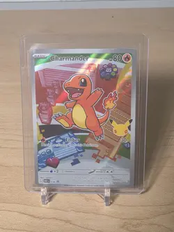 Charmander Pokemon MEP 038 First Partner Illustration Rare Promo - Image 1