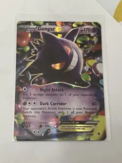 Pokemon TCG Gengar EX Ultra Rare Holo XY Phantom Forces 34/119 English - Image 2