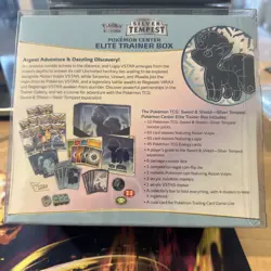Sword & Shield Silver Tempest Pokemon Center ETB Case Fresh W/ Acrylic Box - Image 2