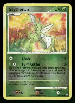 Pokemon Scyther Uncommon Majestic Dawn 46/100 HP Reverse Holo - Image 1
