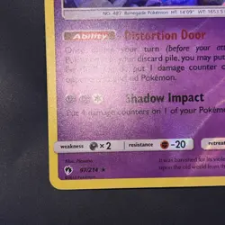Giratina Holo 97/214 SM Pokemon Lost Thunder Holo Rare - Image 4