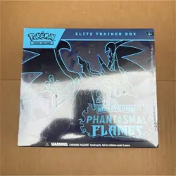 Pokemon Mega Evolution Phantasmal Flames Elite Trainer Box Charizard 65 Sleeves - Image 1
