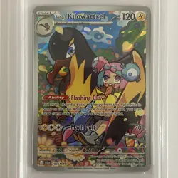 Pokemon TCG Iono's Kilowattrel Full Art Journey Together IR 163/159 PSA 9 Mint! - Image 2