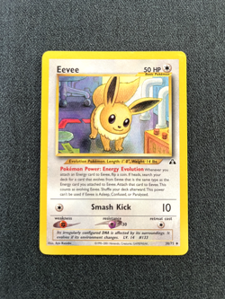 Pokemon TCG Eevee 38/75 Neo Discovery Regular Moderately Played - Image 1