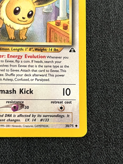 Pokemon TCG Eevee 38/75 Neo Discovery Regular Moderately Played - Image 5