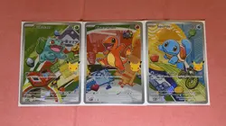 Pokemon First Partner Kanto Starters Bulbasaur, Charmander, Squirtle 30th - Image 1