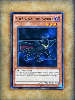 Yugioh Neo-Spacian Dark Panther LCGX-EN019 Common NM - Image 1
