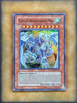 Yugioh Stardust Dragon/Assault Mode DP09-EN001 Super Rare 1st Ed NM - Image 1
