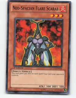 Neo-Spacian Flare Scarab #LCGX-EN018 1st Edition Yugioh Card - Image 1