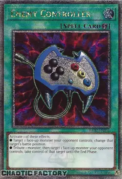 YUGIOH Quarter Century Secret Rare RA02-EN051 Enemy Controller 1st Edition NM - Image 1