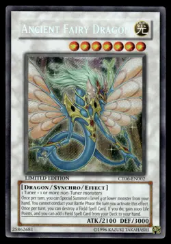 Yu-Gi-Oh TCG 2009 Collectors Tin #CT06-EN002 Ancient Fairy Dragon ScR,Limited - Image 1