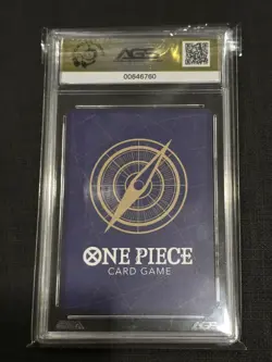 2025 ONE PIECE JAPANESE FOUR NEW EMPERORS #P-099 MONKEY D. LUFFY AGS 9.5 - Image 2