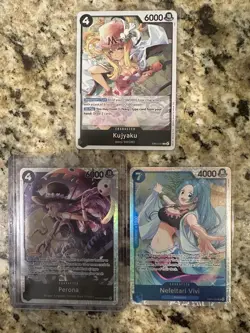 One Piece Heroines Edition Perona SR EB03-045 English NM + Nefeltari Op-14 SR - Image 1