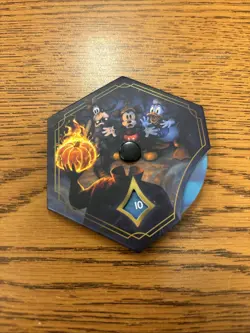 Disney Lorcana League Promo Prize Lore Counter/Dial - Spooky Sight Whispers - Image 1