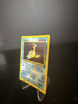 Pokemon TCG Lapras Fossil Holo Card 10/62 Unlimited Rare 1999 Near Mint/Mint - Image 3