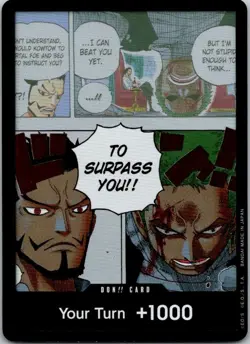 DON!! Card (Mihawk & Zoro) (Double Pack Set Vol. 3) Wings of the Captain Foil - Image 1