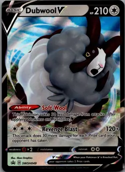 Dubwool V Promo SWSH: Sword & Shield Promo Cards SWSH049 NM - Image 1
