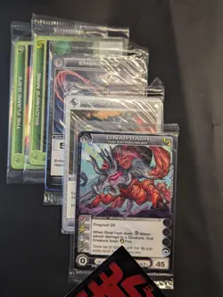 Chaotic Fire And Stone 3 Card Promo Lot Of 10x Sealed - Image 1