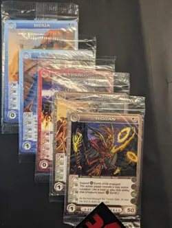 Chaotic Fire And Stone 3 Card Promo Lot Of 10x Sealed - Image 2