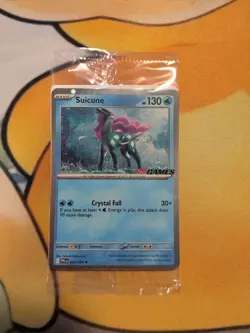 Suicune 026/094 EB Games Stamped Promo Holo Phantasmal Pokemon Card - SEALED - Image 1