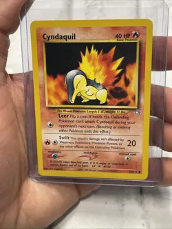 Pokemon TCG Cyndaquil Neo Genesis Card 56/111 Vintage Pokemon Vtg NM Common - Image 1