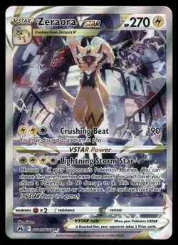 Pokemon Cards Zeraora VSTAR GG43/GG70 Crown Zenith Galarian Gallery Holo - Image 1