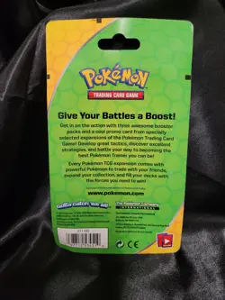 Pokemon 2 Booster packs + Promo Card in Blister Pack -Evolutions - Image 2