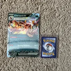 15 JUMBO Pokemon Cards BULK COLLECTION LOT! Charizard ex/Pikachu V x2/Mewtwo ex - Image 5