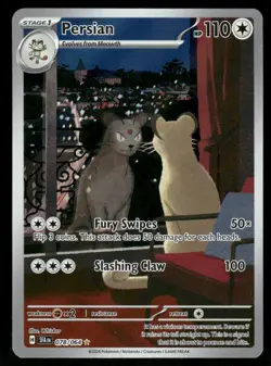 Pokemon Cards Persian 078/064 Shrouded Fable Illustration Rare - Image 1