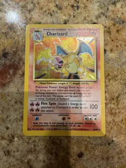 Charizard 4/102 Base Set Holo Rare Pokemon TCG Card Wizards of the Coast 1999 - Image 2