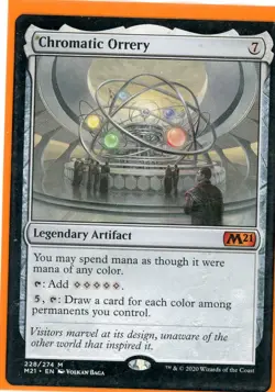 2021 Magic the Gathering Chromatic Orrery Core Set 2021 Near Mint - Image 1