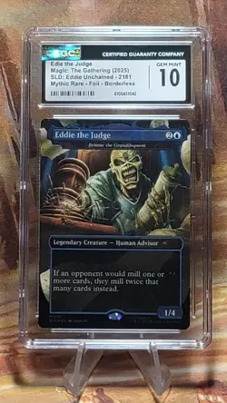 MTG Eddie the Judge - Bruvac the Grandiloquent #2181 🌈 Foil SLD CGC 10 - Image 1