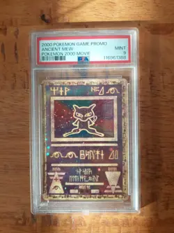 2000 POKEMON Game PROMO 2000 MOVIE ANCIENT MEW PSA 9 - Image 1