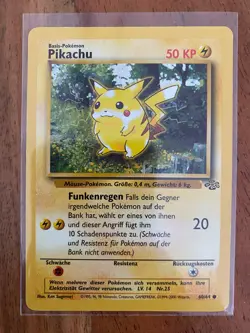 Pokemon · Pikachu · Dschungel · 60/64 · Deutsch · 1999 · Karte · JU 60 - Image 1