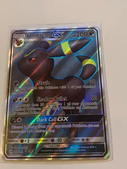 Pokemon TCG Umbreon GX Sun & Moon 142/149 Holo Full Art - Image 1
