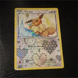 Pokemon Eevee RC14/RC25 Legendary Treasures Radiant Collection Full Art Holo - Image 1