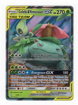 Pokemon Team Up Celebi and Venusaur GX Tag Team 1/181 - Image 1