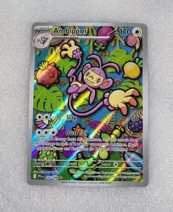 Ambipom 107/094 NM/M Me02 Phantasmal Flames Illustration Rare Pokemon TCG - Image 1