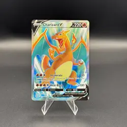 Pokemon TCG Charizard V Full Art 153/172 Brilliant Stars - Image 1