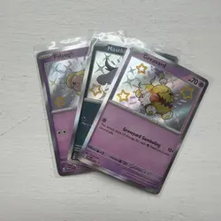 Pokemon TCG Paldean Fates Maschiff Fidough Greavard 069 070 071 NM Promos - Image 1