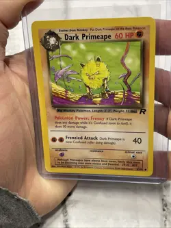 Pokemon TCG Dark Primeape Team Rocket 43/82 Regular Unlimited Uncommon NM Vtg - Image 1