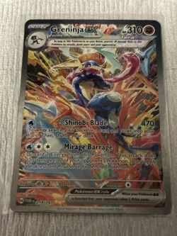 Pokemon Greninja ex 214/167 Sv06: Twilight Masquerade Holo SIR - Image 1