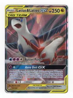 Pokemon Team Up Latias and Latios GX Tag Team 113/181 - Image 1