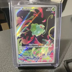 Pokemon Bulbasaur TCG Basic Holo 80 HP 133/132 Me01 Illustration Rare Bind Down - Image 1