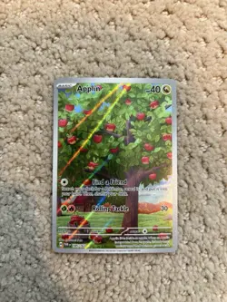 Pokemon SV06: Twilight Masquerade Applin 185/167 Illustration Rare NM - Image 1