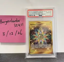 Pokemon Rayquaza GX 177/168 + Rainbow energy 183/168 Celestial Storm 9 10 PSA - Image 4