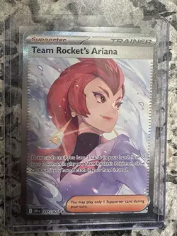 Pokemon Team Rockets Ariana Special Illustration Card 237/182 Destined Rivals - Image 1