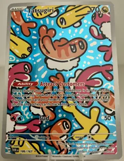 2024 Pokemon SV Twilight Masquerade Tatsugiri #186/167 - Image 1