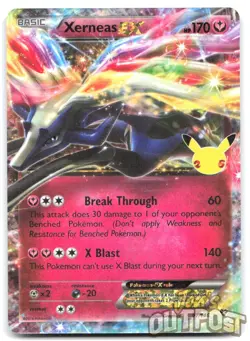 Xerneas EX 97/146 Classic Collection Celebrations: Classic Collection Pokemon NM - Image 1